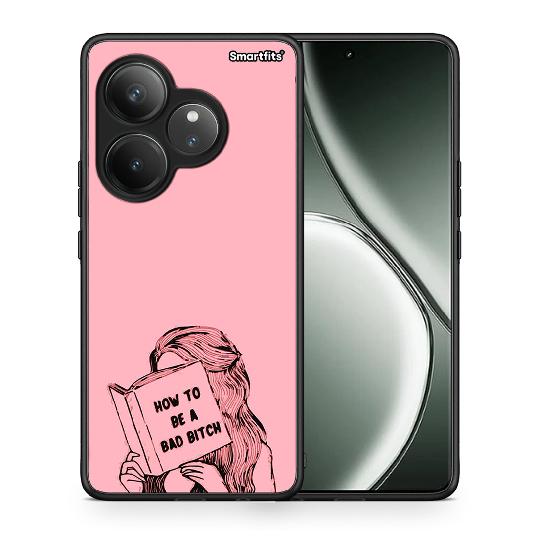 Θήκη Realme GT 6 5G Bad Bitch από τη Smartfits με σχέδιο στο πίσω μέρος και μαύρο περίβλημα | Realme GT 6 5G Bad Bitch case with colorful back and black bezels