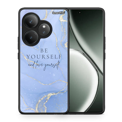 Θήκη Realme GT 6 5G Be Yourself από τη Smartfits με σχέδιο στο πίσω μέρος και μαύρο περίβλημα | Realme GT 6 5G Be Yourself case with colorful back and black bezels
