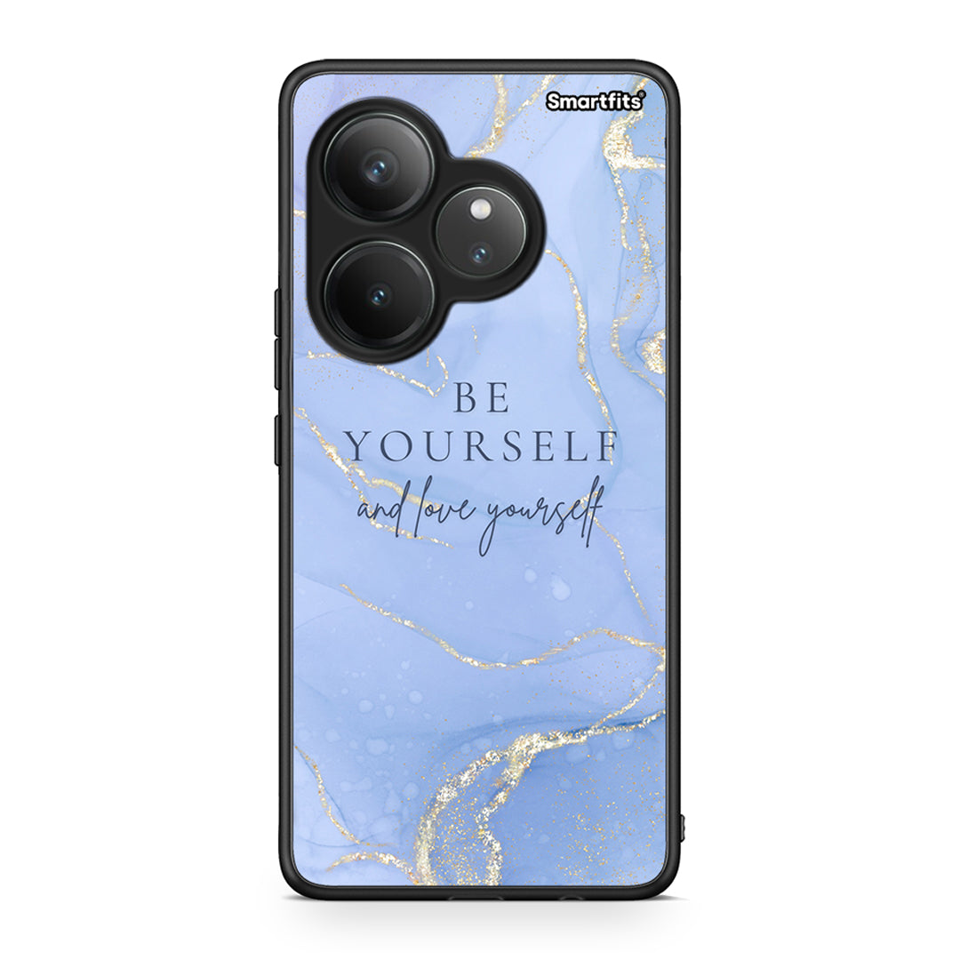 Realme GT 6 5G Be Yourself θήκη από τη Smartfits με σχέδιο στο πίσω μέρος και μαύρο περίβλημα | Smartphone case with colorful back and black bezels by Smartfits