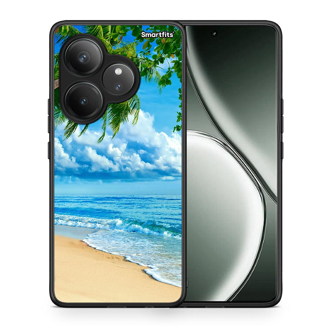 Θήκη Realme GT 6 5G Beautiful Beach από τη Smartfits με σχέδιο στο πίσω μέρος και μαύρο περίβλημα | Realme GT 6 5G Beautiful Beach case with colorful back and black bezels