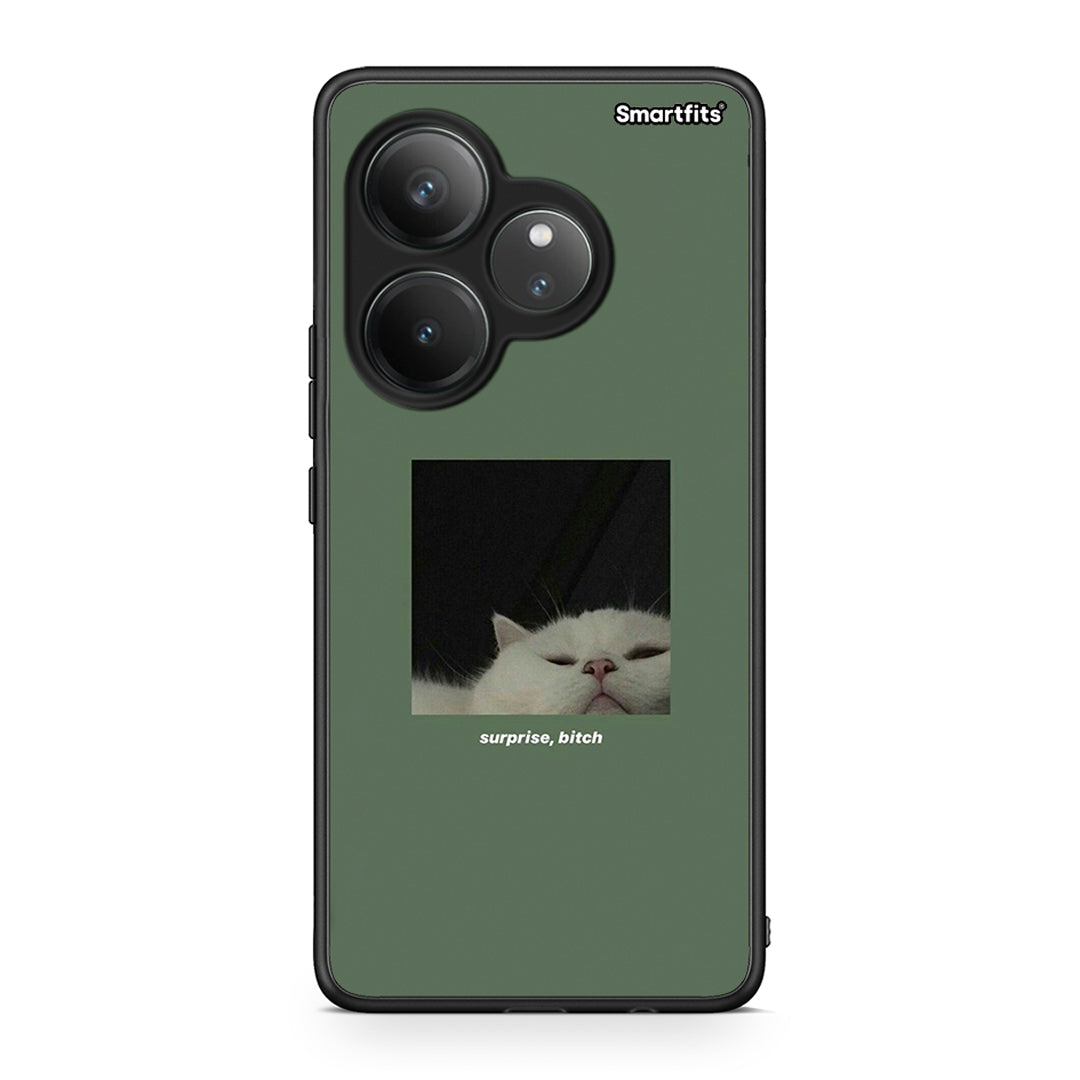 Realme GT 6 5G Bitch Surprise θήκη από τη Smartfits με σχέδιο στο πίσω μέρος και μαύρο περίβλημα | Smartphone case with colorful back and black bezels by Smartfits