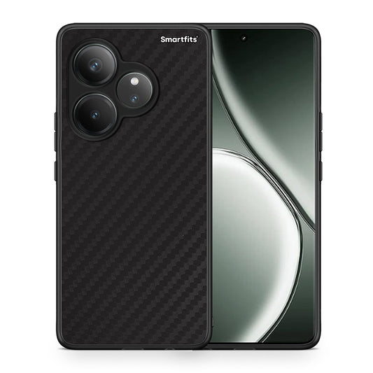 Θήκη Realme GT 6 5G Carbon Black από τη Smartfits με σχέδιο στο πίσω μέρος και μαύρο περίβλημα | Realme GT 6 5G Carbon Black case with colorful back and black bezels
