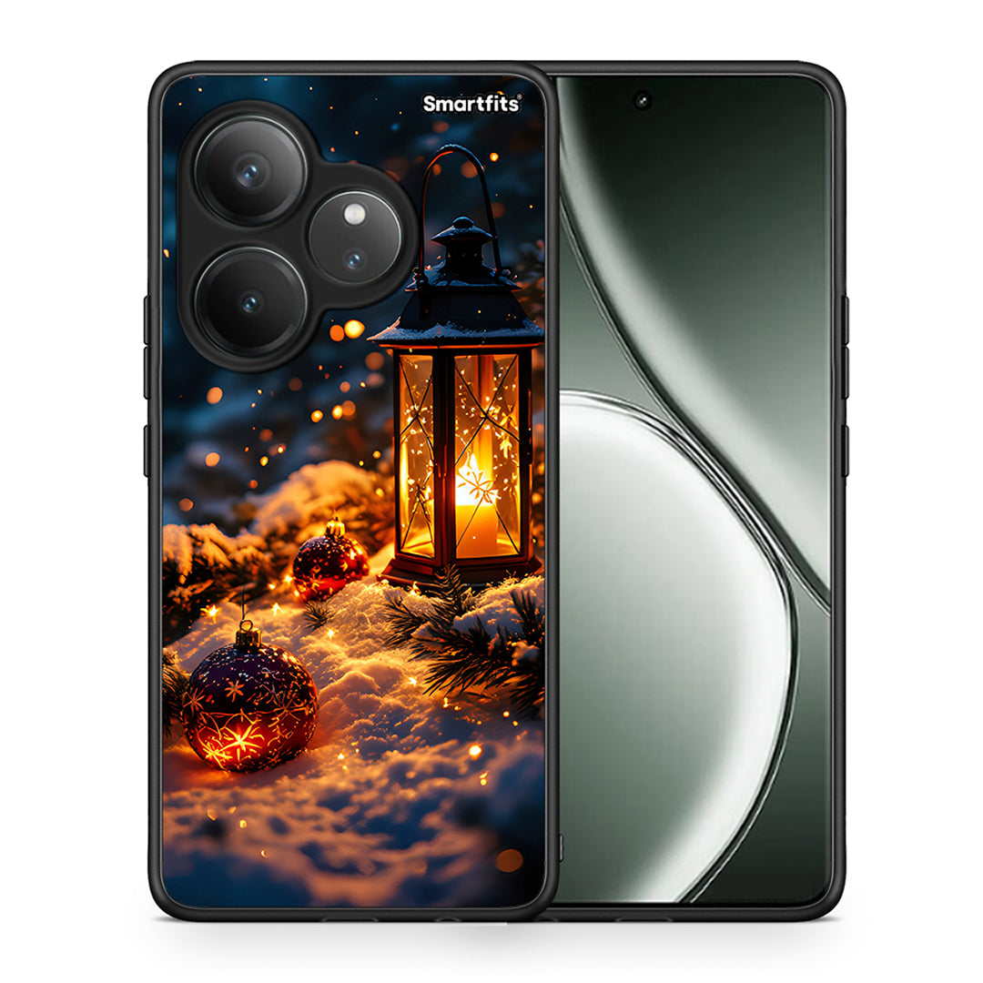 Θήκη Realme GT 6 5G Christmas Ornaments από τη Smartfits με σχέδιο στο πίσω μέρος και μαύρο περίβλημα | Realme GT 6 5G Christmas Ornaments case with colorful back and black bezels