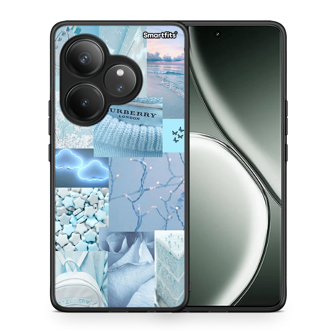 Θήκη Realme GT 6 5G Ciel Aesthetic Collage από τη Smartfits με σχέδιο στο πίσω μέρος και μαύρο περίβλημα | Realme GT 6 5G Ciel Aesthetic Collage case with colorful back and black bezels
