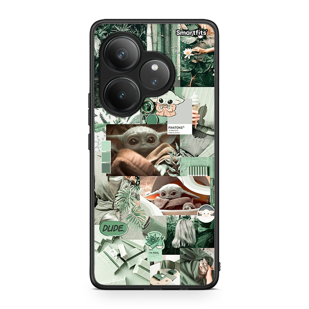 Realme GT 6 5G Collage Dude Θήκη Αγίου Βαλεντίνου από τη Smartfits με σχέδιο στο πίσω μέρος και μαύρο περίβλημα | Smartphone case with colorful back and black bezels by Smartfits