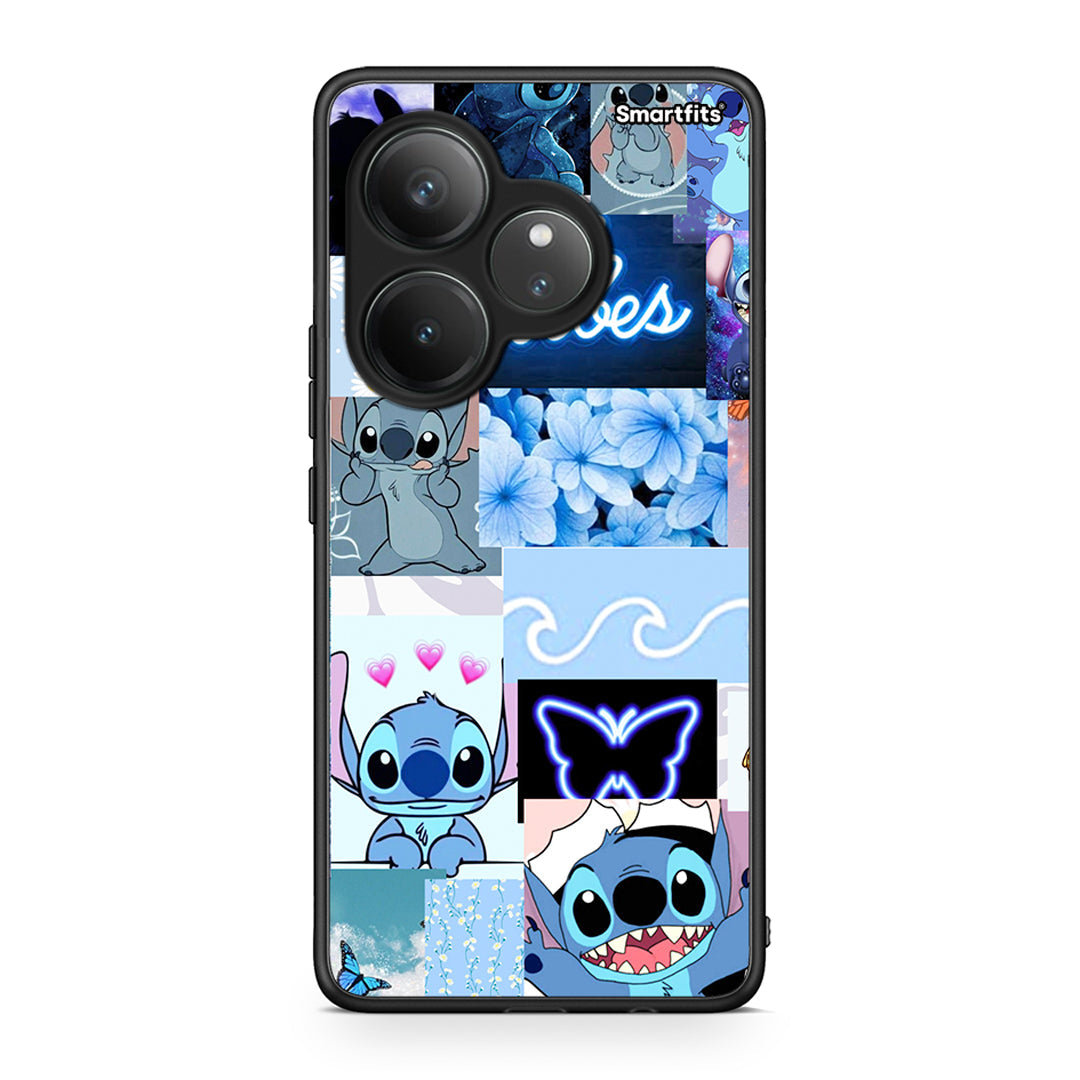 Realme GT 6 5G Collage Good Vibes Θήκη Αγίου Βαλεντίνου από τη Smartfits με σχέδιο στο πίσω μέρος και μαύρο περίβλημα | Smartphone case with colorful back and black bezels by Smartfits