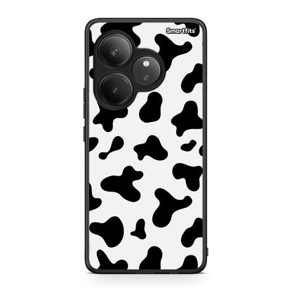 Realme GT 6 5G Cow Print θήκη από τη Smartfits με σχέδιο στο πίσω μέρος και μαύρο περίβλημα | Smartphone case with colorful back and black bezels by Smartfits