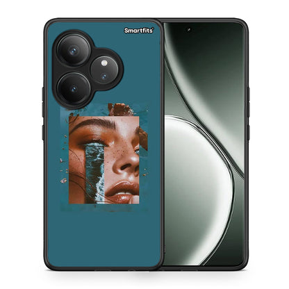 Θήκη Realme GT 6 5G Cry An Ocean από τη Smartfits με σχέδιο στο πίσω μέρος και μαύρο περίβλημα | Realme GT 6 5G Cry An Ocean case with colorful back and black bezels