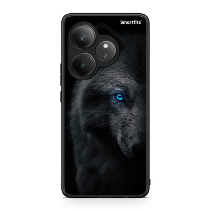 Realme GT 6 5G Dark Wolf θήκη από τη Smartfits με σχέδιο στο πίσω μέρος και μαύρο περίβλημα | Smartphone case with colorful back and black bezels by Smartfits