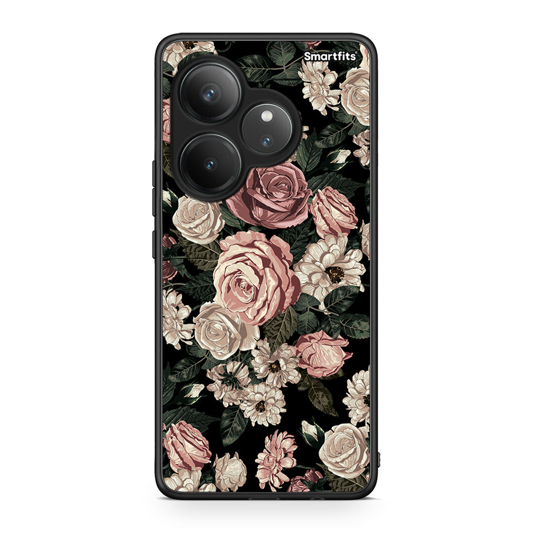 4 - Realme GT 6 5G Wild Roses Flower case, cover, bumper