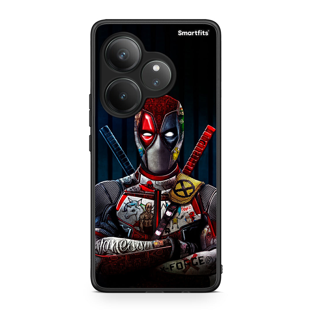 Realme GT 6 5G Funny Guy θήκη από τη Smartfits με σχέδιο στο πίσω μέρος και μαύρο περίβλημα | Smartphone case with colorful back and black bezels by Smartfits