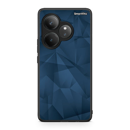 39 - Realme GT 6 5G Blue Abstract Geometric case, cover, bumper