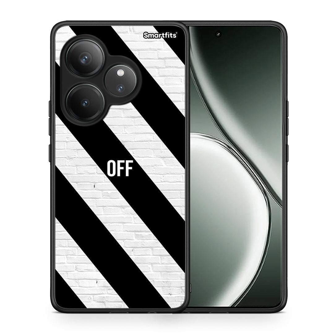 Θήκη Realme GT 6 5G Get Off από τη Smartfits με σχέδιο στο πίσω μέρος και μαύρο περίβλημα | Realme GT 6 5G Get Off case with colorful back and black bezels