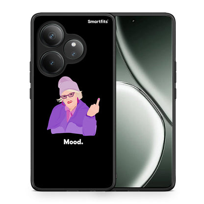 Θήκη Realme GT 6 5G Grandma Mood Black από τη Smartfits με σχέδιο στο πίσω μέρος και μαύρο περίβλημα | Realme GT 6 5G Grandma Mood Black case with colorful back and black bezels