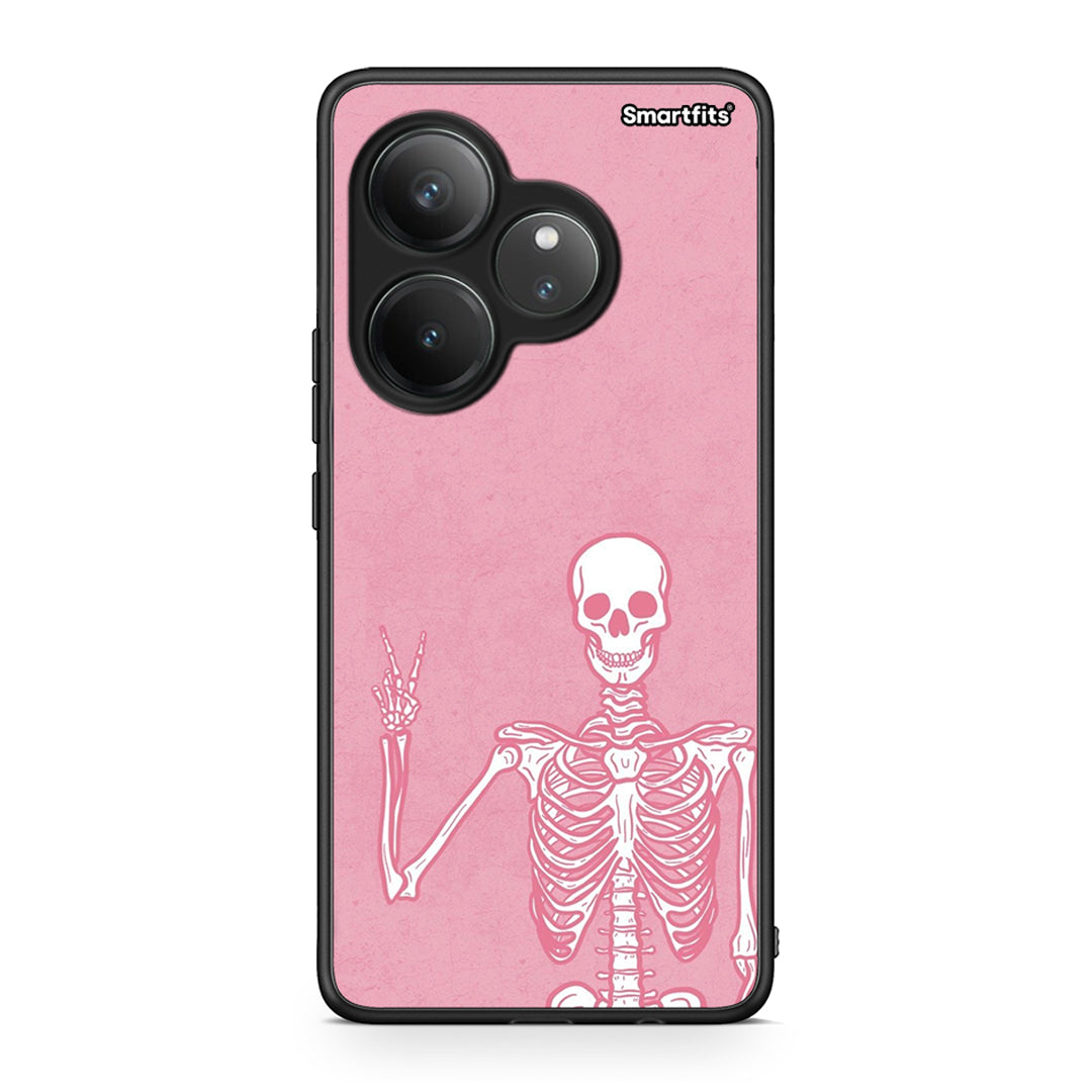 Realme GT 6 5G Halloween Motivation Θήκη από τη Smartfits με σχέδιο στο πίσω μέρος και μαύρο περίβλημα | Smartphone case with colorful back and black bezels by Smartfits