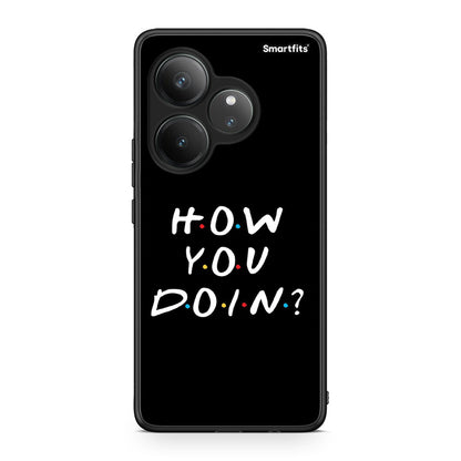 Realme GT 6 5G How You Doin θήκη από τη Smartfits με σχέδιο στο πίσω μέρος και μαύρο περίβλημα | Smartphone case with colorful back and black bezels by Smartfits