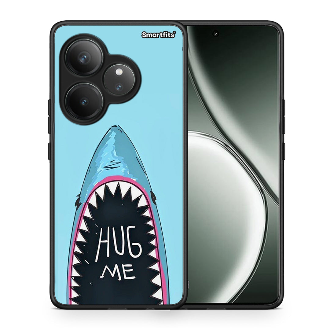Θήκη Realme GT 6 5G Hug Me από τη Smartfits με σχέδιο στο πίσω μέρος και μαύρο περίβλημα | Realme GT 6 5G Hug Me case with colorful back and black bezels