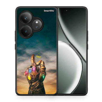 Θήκη Realme GT 6 5G Infinity Snap από τη Smartfits με σχέδιο στο πίσω μέρος και μαύρο περίβλημα | Realme GT 6 5G Infinity Snap case with colorful back and black bezels