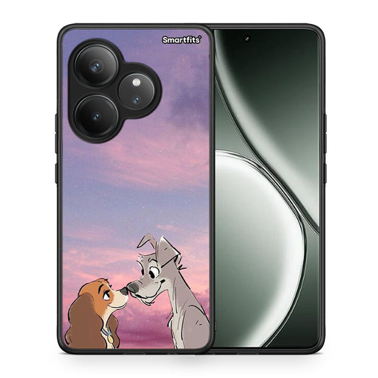 Θήκη Realme GT 6 5G Lady And Tramp από τη Smartfits με σχέδιο στο πίσω μέρος και μαύρο περίβλημα | Realme GT 6 5G Lady And Tramp case with colorful back and black bezels