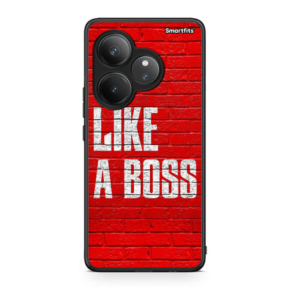 Realme GT 6 5G Like A Boss θήκη από τη Smartfits με σχέδιο στο πίσω μέρος και μαύρο περίβλημα | Smartphone case with colorful back and black bezels by Smartfits