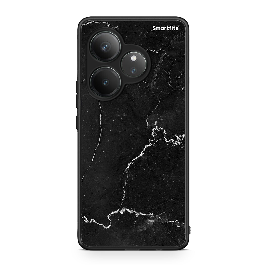 Realme GT 6 5G Marble Black θήκη από τη Smartfits με σχέδιο στο πίσω μέρος και μαύρο περίβλημα | Smartphone case with colorful back and black bezels by Smartfits