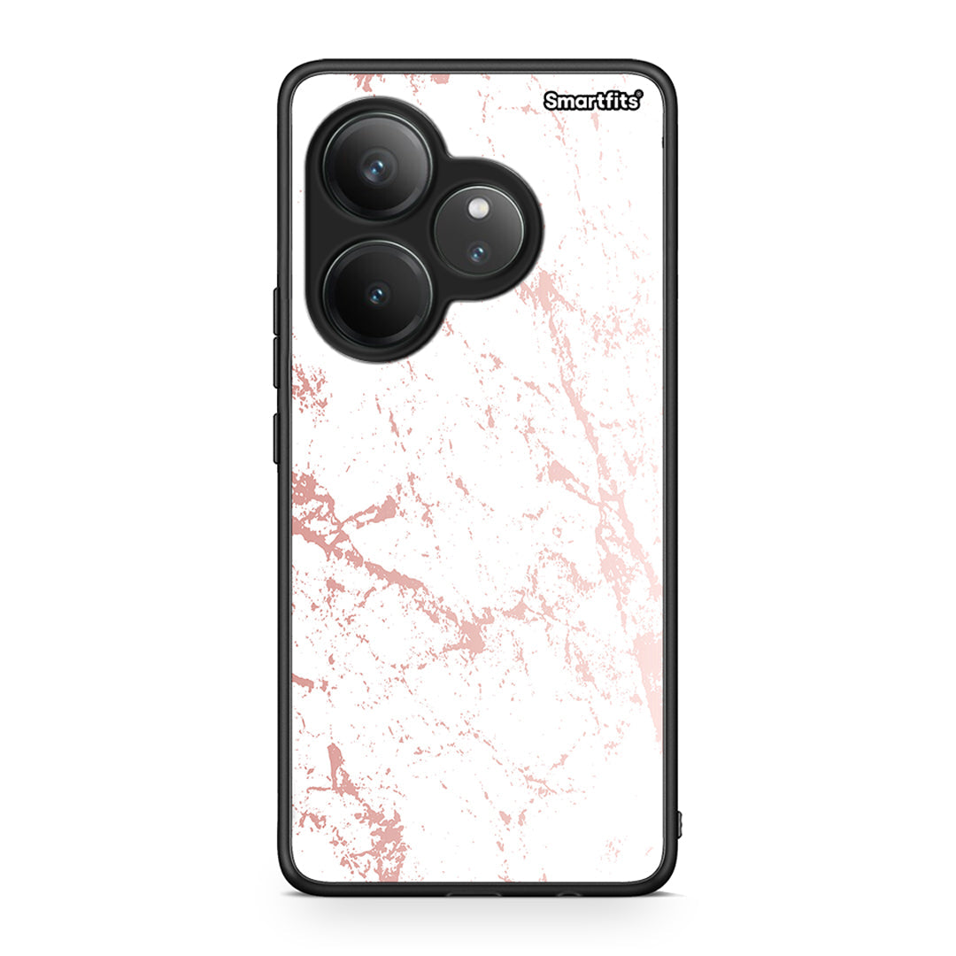 116 - Realme GT 6 5G Pink Splash Marble case, cover, bumper