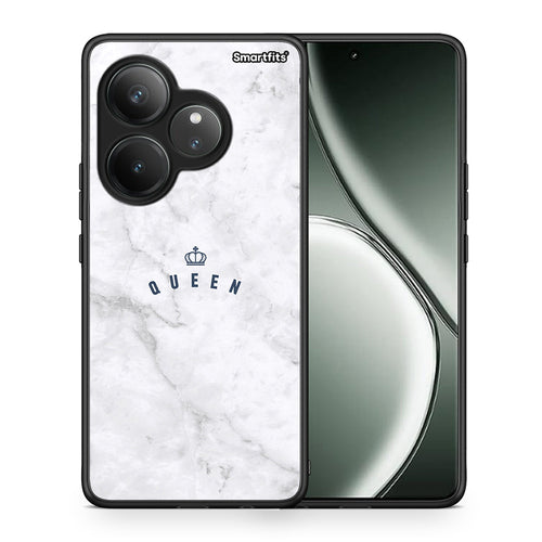 Θήκη Realme GT 6 5G Queen Marble από τη Smartfits με σχέδιο στο πίσω μέρος και μαύρο περίβλημα | Realme GT 6 5G Queen Marble case with colorful back and black bezels