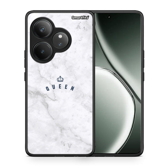 Θήκη Realme GT 6 5G Queen Marble από τη Smartfits με σχέδιο στο πίσω μέρος και μαύρο περίβλημα | Realme GT 6 5G Queen Marble case with colorful back and black bezels