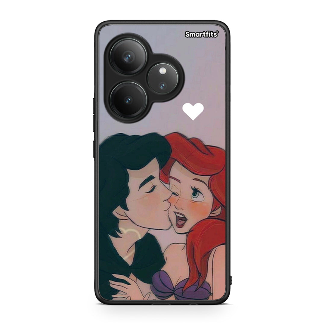 Realme GT 6 5G Mermaid Love Θήκη Αγίου Βαλεντίνου από τη Smartfits με σχέδιο στο πίσω μέρος και μαύρο περίβλημα | Smartphone case with colorful back and black bezels by Smartfits