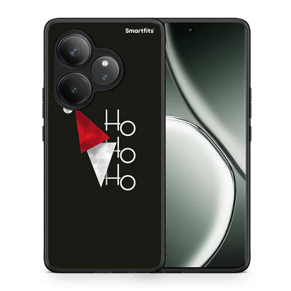 Θήκη Realme GT 6 5G Minimal Christmas από τη Smartfits με σχέδιο στο πίσω μέρος και μαύρο περίβλημα | Realme GT 6 5G Minimal Christmas case with colorful back and black bezels