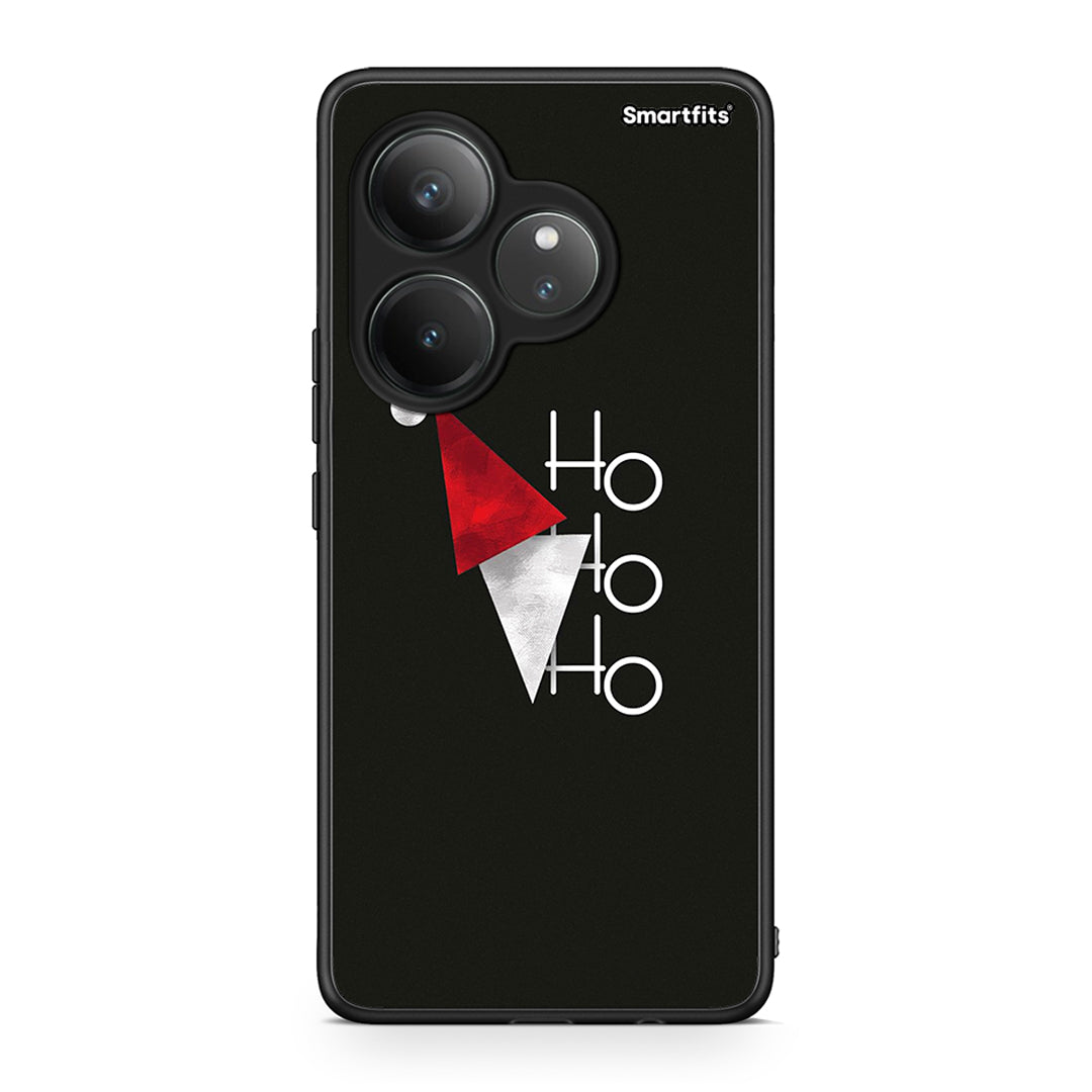 Realme GT 6 5G Minimal Christmas θήκη από τη Smartfits με σχέδιο στο πίσω μέρος και μαύρο περίβλημα | Smartphone case with colorful back and black bezels by Smartfits