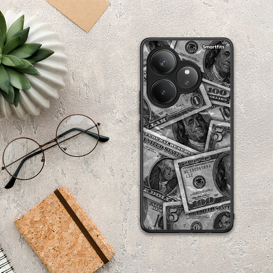 Money Dollars - Realme GT 6 5G θήκη