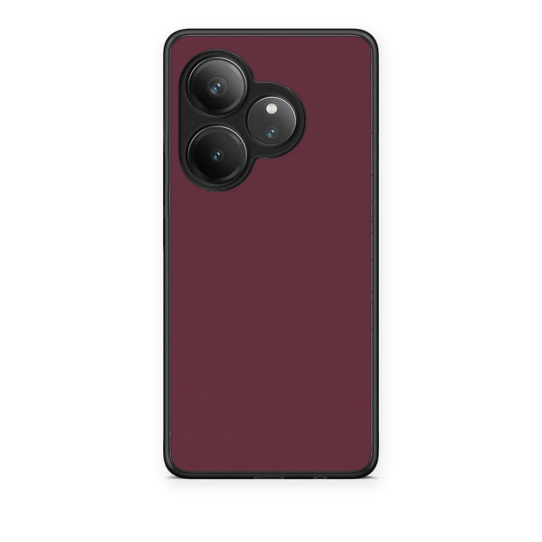 Θήκη Realme GT 6 5G Muted Burgundy από τη Smartfits με σχέδιο στο πίσω μέρος και μαύρο περίβλημα | Realme GT 6 5G Muted Burgundy case with colorful back and black bezels
