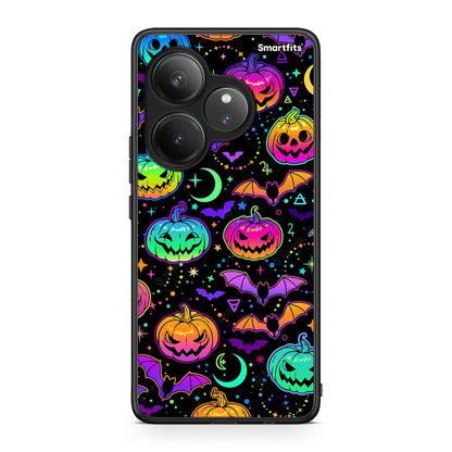 Realme GT 6 5G Neon Halloween θήκη από τη Smartfits με σχέδιο στο πίσω μέρος και μαύρο περίβλημα | Smartphone case with colorful back and black bezels by Smartfits