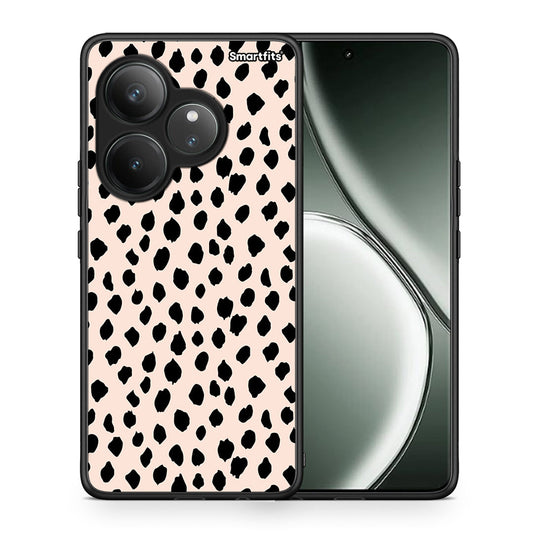 Θήκη Realme GT 6 5G New Polka Dots από τη Smartfits με σχέδιο στο πίσω μέρος και μαύρο περίβλημα | Realme GT 6 5G New Polka Dots case with colorful back and black bezels