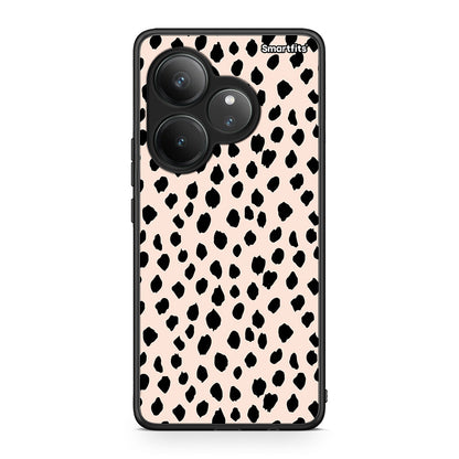 Realme GT 6 5G New Polka Dots θήκη από τη Smartfits με σχέδιο στο πίσω μέρος και μαύρο περίβλημα | Smartphone case with colorful back and black bezels by Smartfits