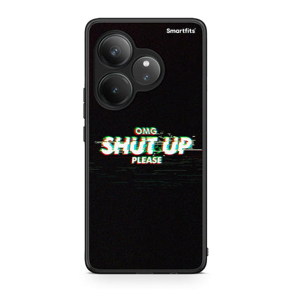 Realme GT 6 5G OMG ShutUp θήκη από τη Smartfits με σχέδιο στο πίσω μέρος και μαύρο περίβλημα | Smartphone case with colorful back and black bezels by Smartfits