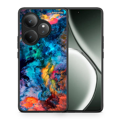 Θήκη Realme GT 6 5G Crayola Paint από τη Smartfits με σχέδιο στο πίσω μέρος και μαύρο περίβλημα | Realme GT 6 5G Crayola Paint case with colorful back and black bezels