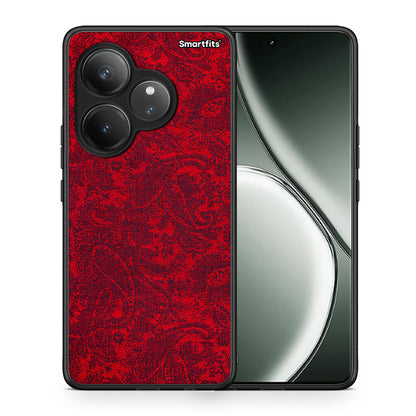 Θήκη Realme GT 6 5G Paisley Cashmere από τη Smartfits με σχέδιο στο πίσω μέρος και μαύρο περίβλημα | Realme GT 6 5G Paisley Cashmere case with colorful back and black bezels