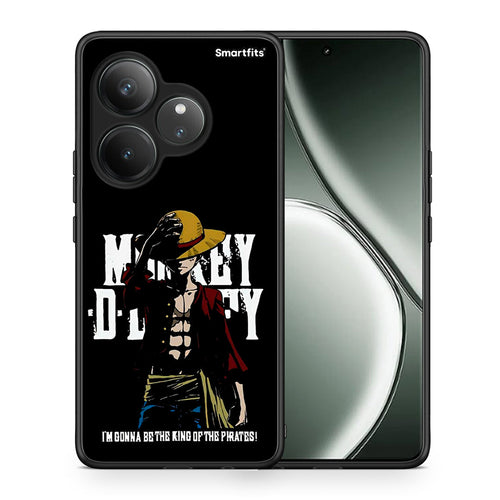Θήκη Realme GT 6 5G Pirate King από τη Smartfits με σχέδιο στο πίσω μέρος και μαύρο περίβλημα | Realme GT 6 5G Pirate King case with colorful back and black bezels
