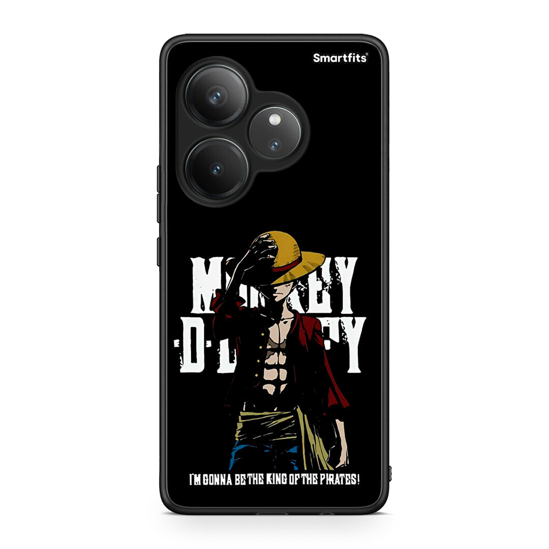 Realme GT 6 5G Pirate King θήκη από τη Smartfits με σχέδιο στο πίσω μέρος και μαύρο περίβλημα | Smartphone case with colorful back and black bezels by Smartfits