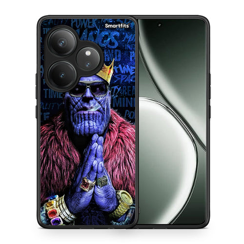 Θήκη Realme GT 6 5G Thanos PopArt από τη Smartfits με σχέδιο στο πίσω μέρος και μαύρο περίβλημα | Realme GT 6 5G Thanos PopArt case with colorful back and black bezels