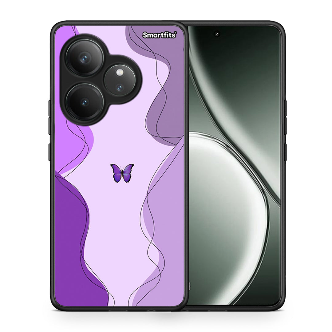Purple Mariposa - Realme GT 6 5G θήκη
