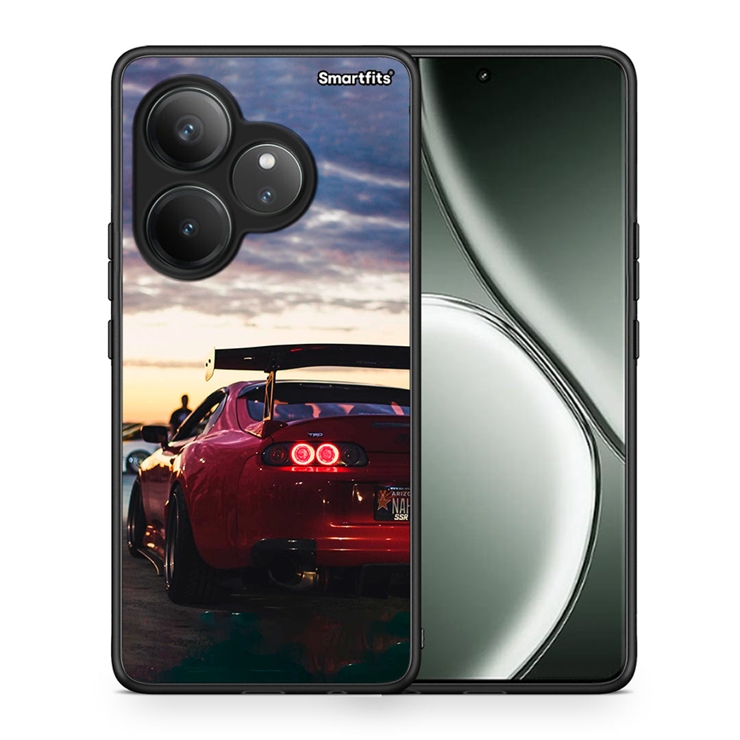 Θήκη Realme GT 6 5G Racing Supra από τη Smartfits με σχέδιο στο πίσω μέρος και μαύρο περίβλημα | Realme GT 6 5G Racing Supra case with colorful back and black bezels