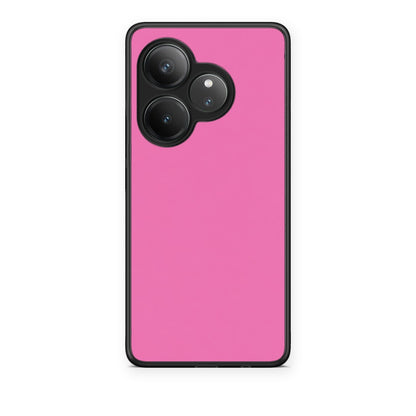 Θήκη Realme GT 6 5G Rose Pink από τη Smartfits με σχέδιο στο πίσω μέρος και μαύρο περίβλημα | Realme GT 6 5G Rose Pink case with colorful back and black bezels