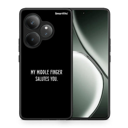 Θήκη Realme GT 6 5G Salute από τη Smartfits με σχέδιο στο πίσω μέρος και μαύρο περίβλημα | Realme GT 6 5G Salute case with colorful back and black bezels