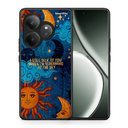 Θήκη Realme GT 6 5G Screaming Sky από τη Smartfits με σχέδιο στο πίσω μέρος και μαύρο περίβλημα | Realme GT 6 5G Screaming Sky case with colorful back and black bezels