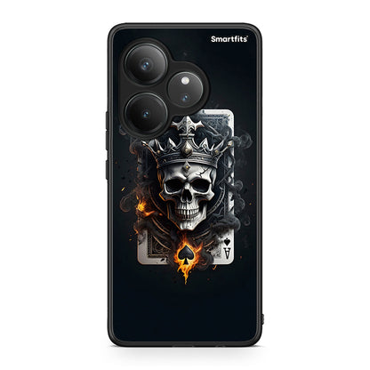 Realme GT 6 5G Skull King Ace θήκη από τη Smartfits με σχέδιο στο πίσω μέρος και μαύρο περίβλημα | Smartphone case with colorful back and black bezels by Smartfits