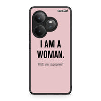 Thumbnail for Realme GT 6 5G Superpower Woman θήκη από τη Smartfits με σχέδιο στο πίσω μέρος και μαύρο περίβλημα | Smartphone case with colorful back and black bezels by Smartfits