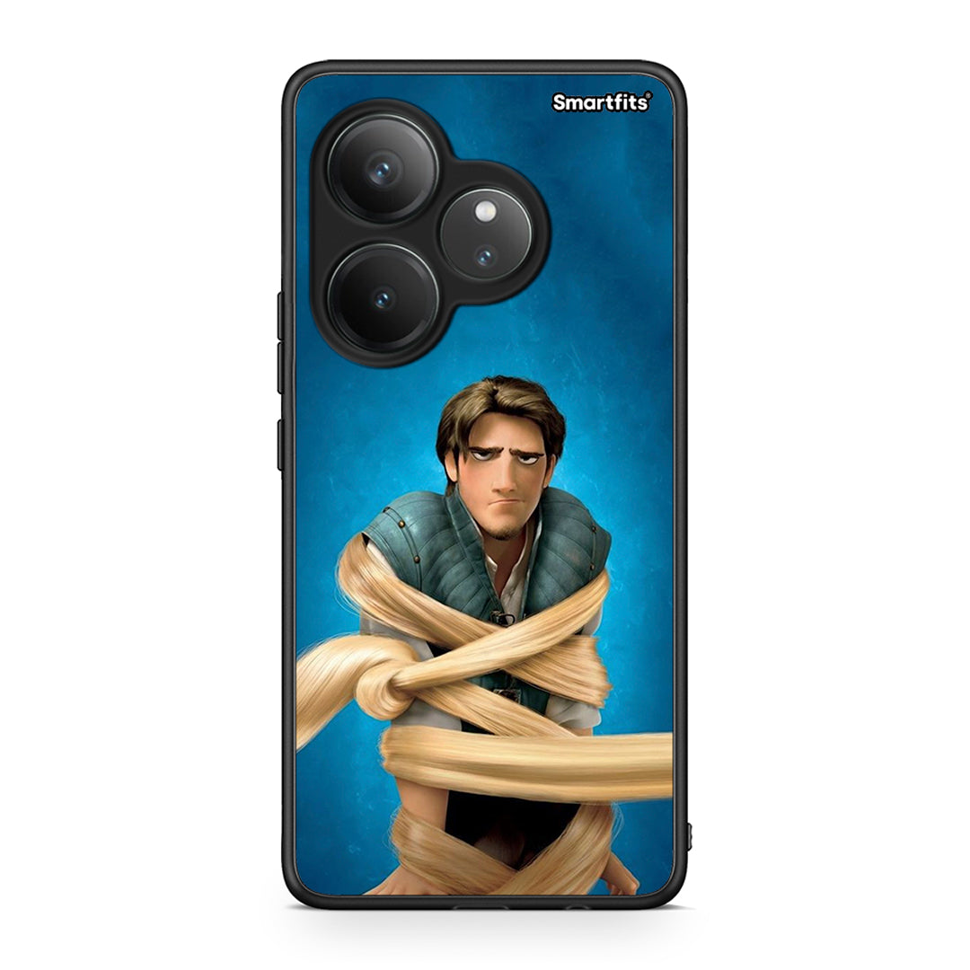 Realme GT 6 5G Tangled 1 Θήκη Αγίου Βαλεντίνου από τη Smartfits με σχέδιο στο πίσω μέρος και μαύρο περίβλημα | Smartphone case with colorful back and black bezels by Smartfits